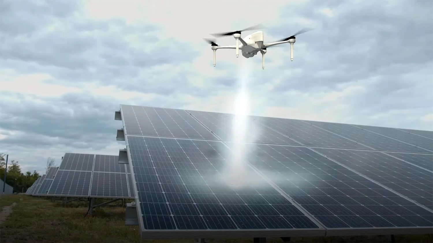 drone solar panel tunisia bss